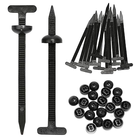 Pack of 200 Nylon Cable Ties Buckles Universal