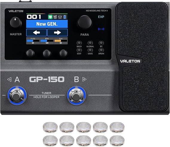 VALETON GP-150 Multi-Effects Guitar Peda IR Loading & NAM Support