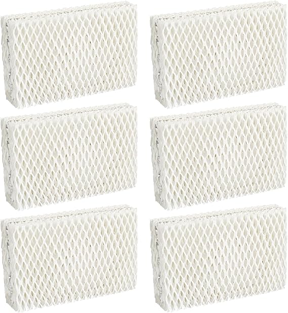 6 Pack WF813 Humidifier Filter Replacement, Upgraded Humidifier Wick Filter for ReliOn RCM-832 RCM-832N, for ProCare PCWF-813 PCCM-840, for Equate EQWF813 EQ 2119-UL Cool Mist Humidifier Filters