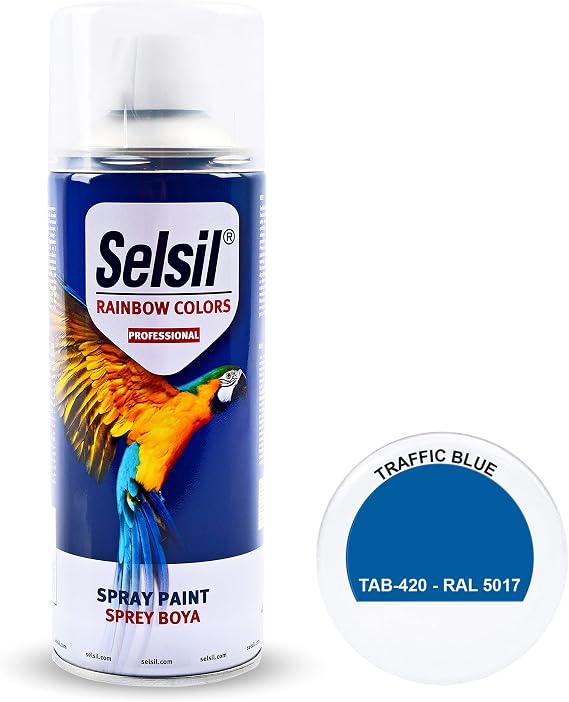 Selsil Sprey Boya Trafik Mavi Ral5017 400 ML