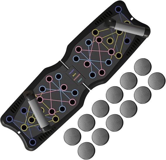 Fitness Pushup Board Portable Ergonomic Design Anti-Slip Strength
