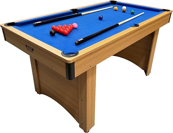 BCE 5ft Static Leg Pool & Snooker Table – Oak Effect