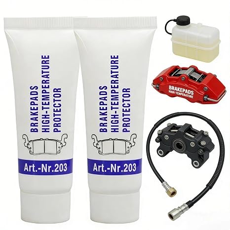 2PCS Copper Grease, High Temperature Brake Silicone Grease, Dielectric Greases for Copper & Brake Caliper, Silicone Greases for O-Rings, Automotive Maintenance, Slider Pin Lubricant