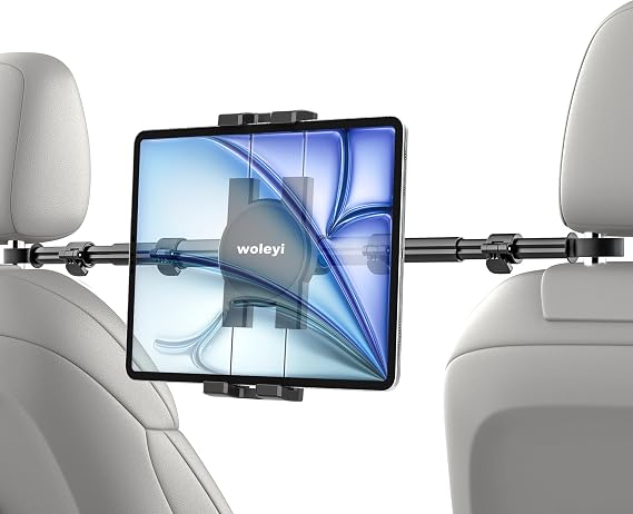 Car Headrest Tablet Holder Central, Back Seat Tablet Mount for Kids