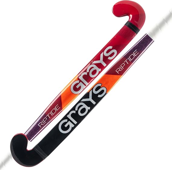 GRAYS Riptide Ultrabow Senior Hockey Stick (Red/Navy)