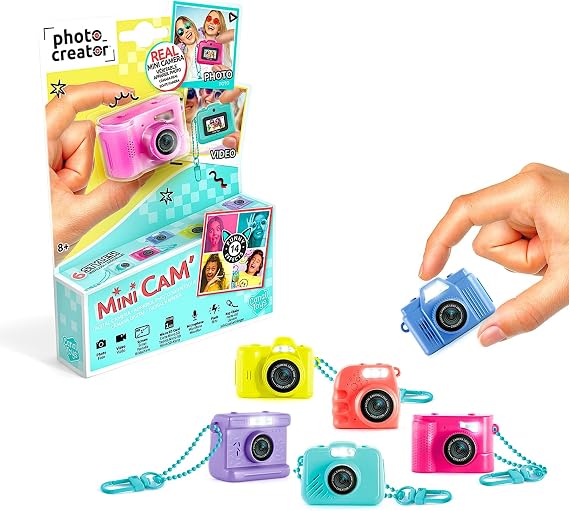 Photo Creator mini cam dijital kamera, 1 GB SD kart, şarj edilebilir, 6 renk