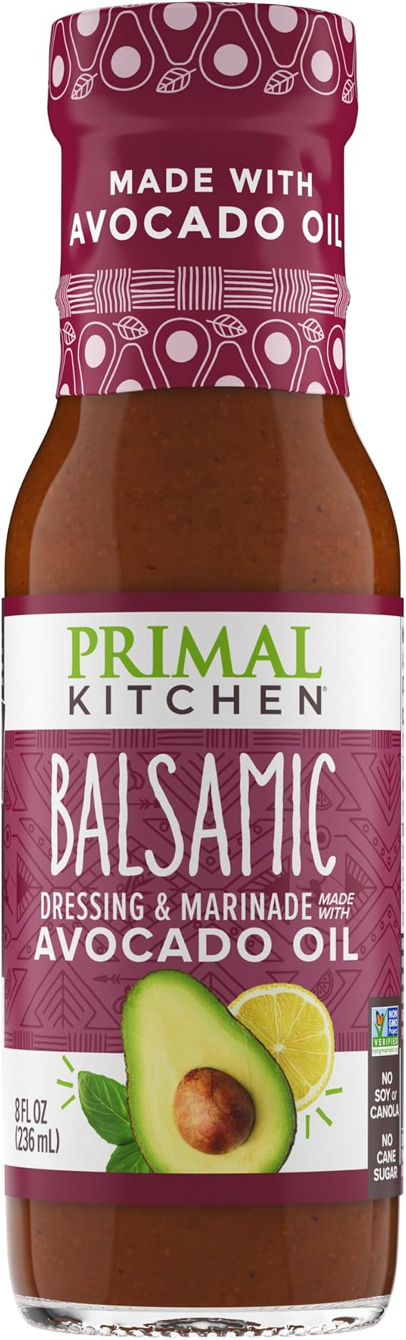 Primal Kitchen, Dressing & Marinating with Avocado Oil, Oil & Vinegar, 236ml 8 fl. oz.