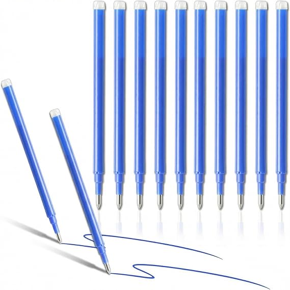 12Pcs 0.7MM Erasable Pen Refills for Pilot Frixion Pens