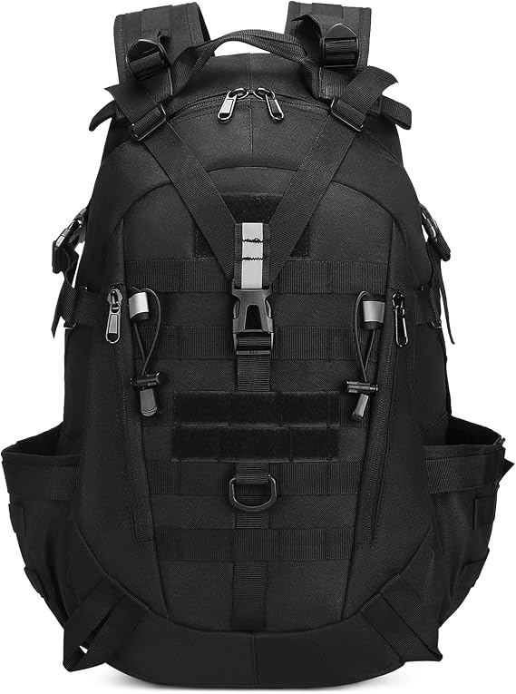 HUNTVP Tactical Backpack Mens, Military Backpacks 30L Molle Rucksack Hiking Daypack Rucksacks Camo for Men for Cycling, Camping, Fishing, Running Working, Outdoor