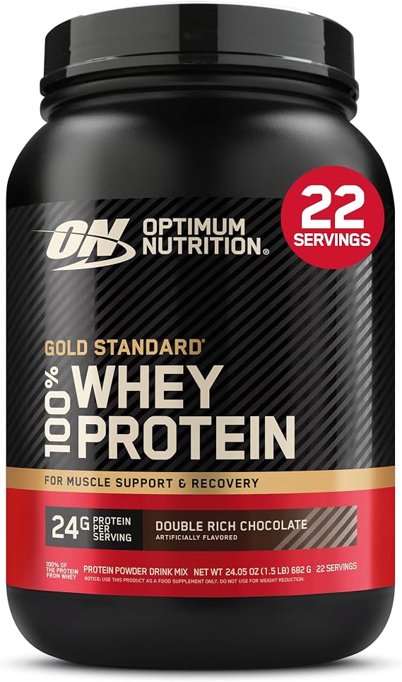 Domestic Genuine ProductON Gold Standard 100% Whey Protein, Double Rich Chocolate, Main Ingredient WPI, 1.47 lb 669 g "Bottle Type" Optimum Nutrition
