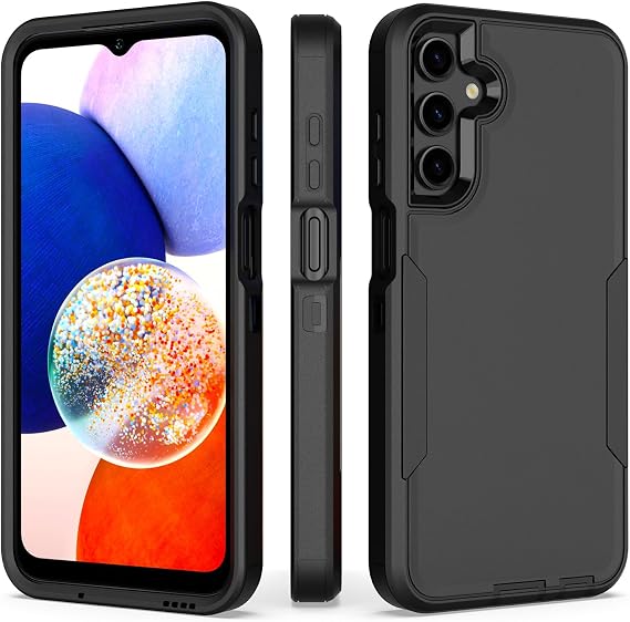 Compatible with WisePhone II Case, WisePhone II Phone Case, Dual Layer Protection Cover, Exquisite Sturdy Stylish Dustproof Non-Yellowing Frosted Shockproof Protection Cover -Black