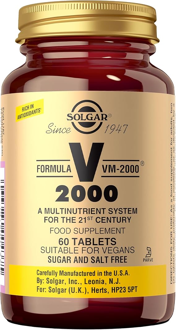 Solgar Formula VM-2000 | Multivitamin & Mineral | 60 Tablets
