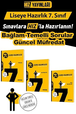 7. Sınıf Türkçe Matematik Fen Bilimleri Soru Bankası Seti 2027 Model