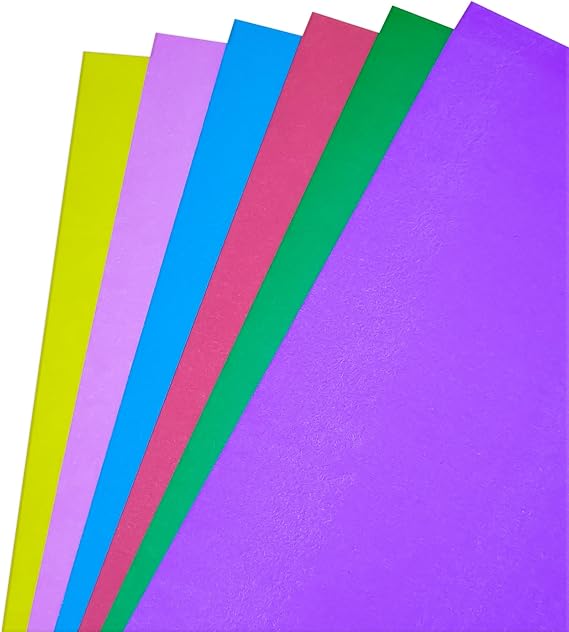Etika Karışık Renkli Mukavva 35x50 cm - 6'lı Paket