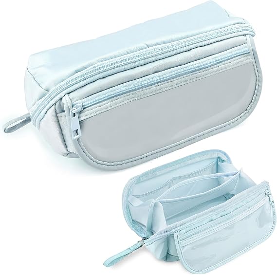 Large Capacity Pencil Case with 9 Compartment,Pencil Case for Boys Girls