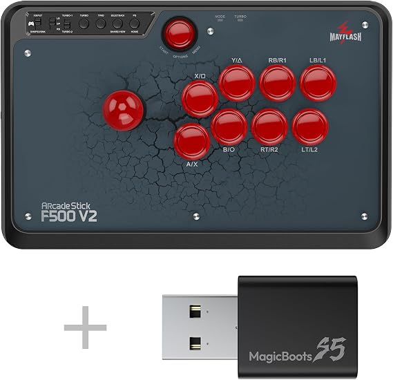 プレイステーション4用MAYFLASH F500アーケードFightStickとMAGICBOOTSバンドル