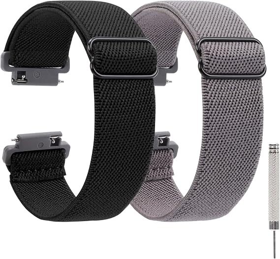 Quick Release Nylon Replacement Watch Strap Fit to Casio F-91W- Band Width-18mm watch straps,2 PCS