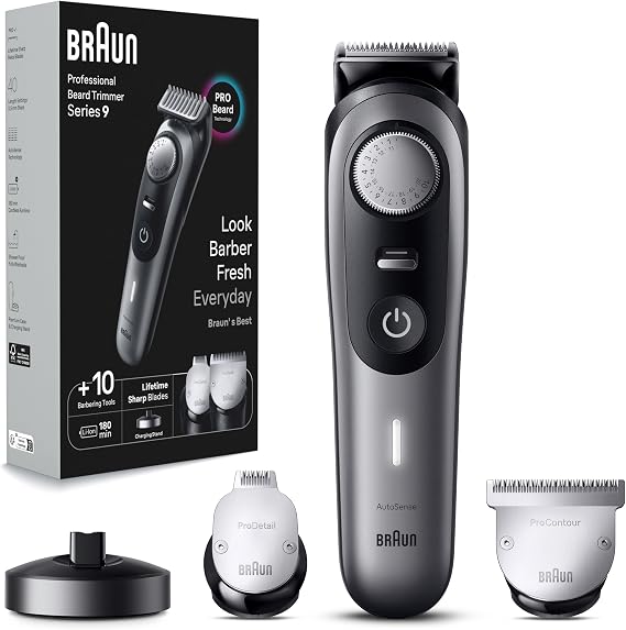 Braun Series 9 BT9420 Profesyonel Sakal Düzeltici, Berber Araçları Dahil