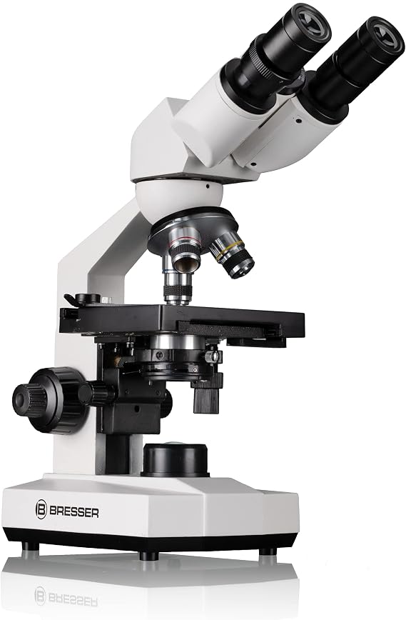 Bresser Microscope Erudit Basic Bino 40-400x Binocular with Smartphone Holder