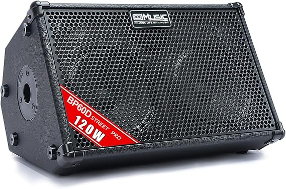 Coolmusic 120W Professional Acoustic Guitar Amp with Bluetooth & PA System | 7 Inputs, Studio-Grade Reverb/Chorus/Delay, 3-Band EQ |