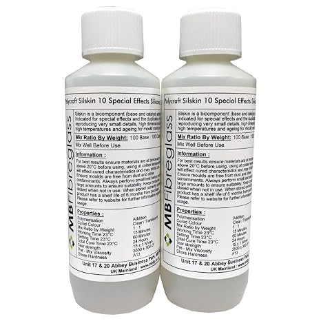 Polycraft Silskin 10 Special Effects Addition Cure Silicone Rubber - 500g Kit