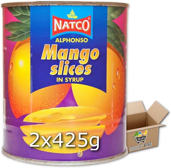 Natco Mango Slices | Natco Alphonso Mango Slice 2x425g | Grocery King