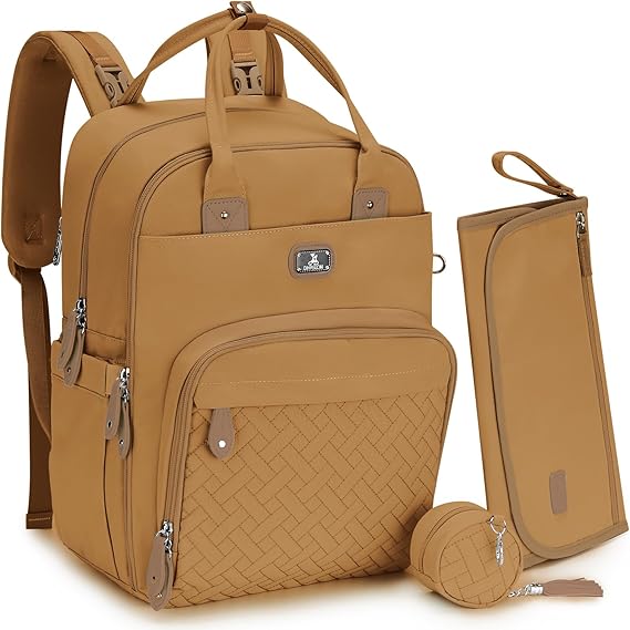 Dikaslon Baby Changing Bags Backpack, Large Baby Bag, 19 Pockets, Outdoors