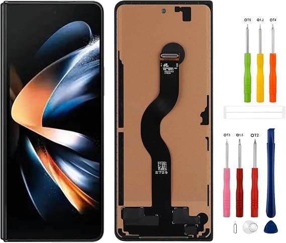 TFT LCD Digital Display Replacement Compatible with Samsung Galaxy Z Fold 4 5G SM-F936B SM-F936U SM-F936W LCD Display Touch Screen Digitizer Assembly with Repair Tools-6.2inch No Fingerprint