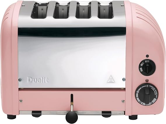 Dualit NEWGEN Premium Toaster 4 Slice Pink Handmade in the UK