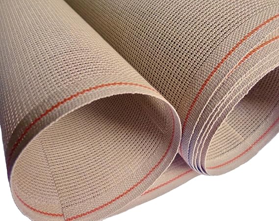 Needlepoint Zweigart Penelope 10/20 Double mesh Blank Canvas Antique Brown (36x36 inches)