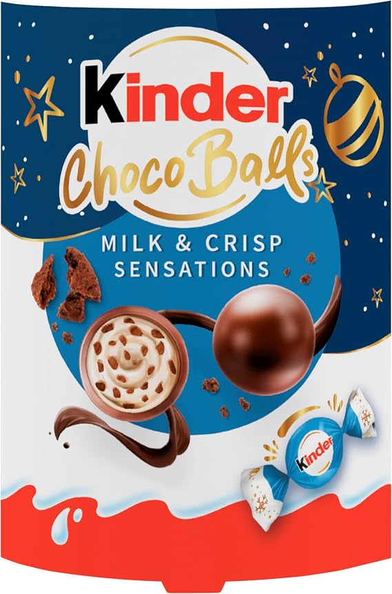 Kinder Milk Choco Balls, Christmas Chocolate, 90g