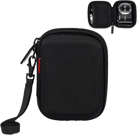 Cwatcun Digital Camera Case，Small Carrying & Protective Case for CAMKORY/AbergBest 2.7" LCD Kodak Pixpro/Canon PowerShot ELPH 180/190 /DSCW830