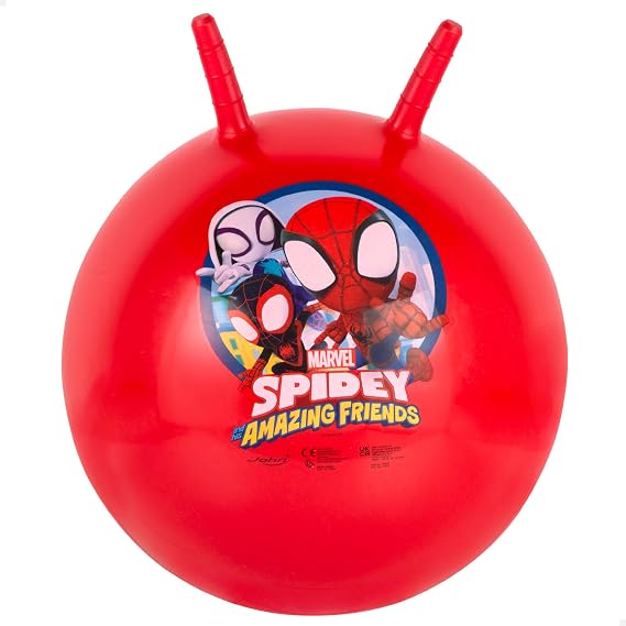 John Printed hopper ball, bouncy ball, jumping ball, space hopper, hopper ball for inside and outside, re-inflatable, robust, fitness for children