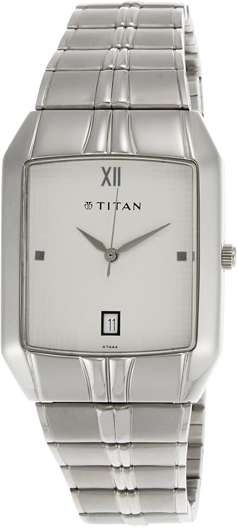 Titan Karishma Multifunction Analog White Dial Mens Watch - NE9264SM01A