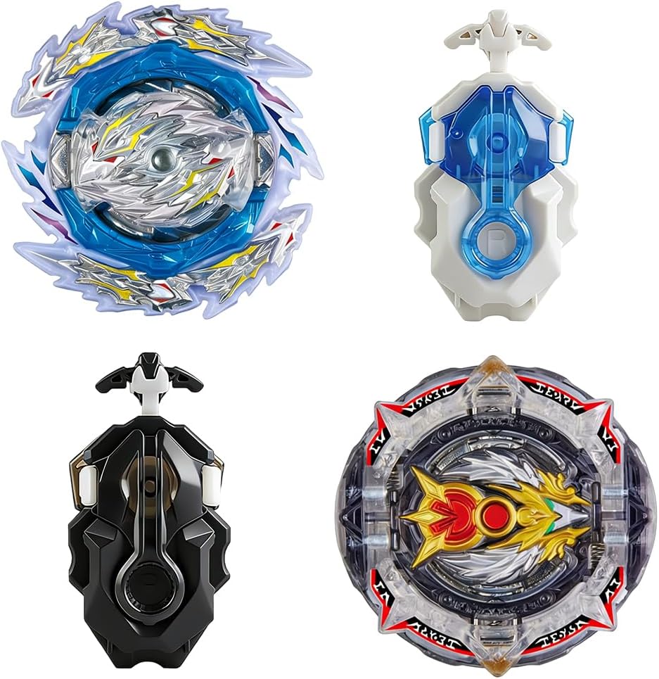Gyroscope Turbo, Battling Top, Spinning Toys, Burst Battling Tops with Battling Top Launcher, for Boys Kids Birthday Party Idea Gift (192+189)
