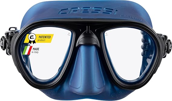 Cressi Calibro Professional Scuba Diving Freediving Mask with Anti Fog Technology