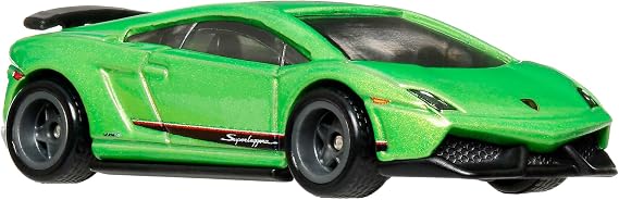 Hot Wheels - Premium - Lamborghini Gallardo LP 570-4 Superleggera - JHW33 - GJT68 - Boulevard Rider 1/48 - Premium Card - Real Riders - Green - Official Model - Mattel 2026-1:64