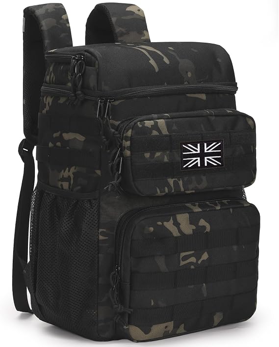 Tactical Cooler Backpack, 25L Soft Insulated Cool Bag for Camping