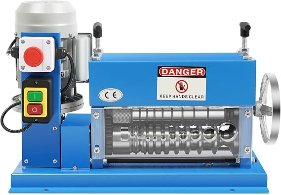 Electric Cable Stripping Machine 370W Automatic Wire Stripper 11 Channels