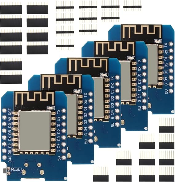 Binghe 5 Pcs ESP Development Board, ESP Mini Lua WIFI Development Board with CH340G Chip Wireless Type-C Connector Compatible with Arduino