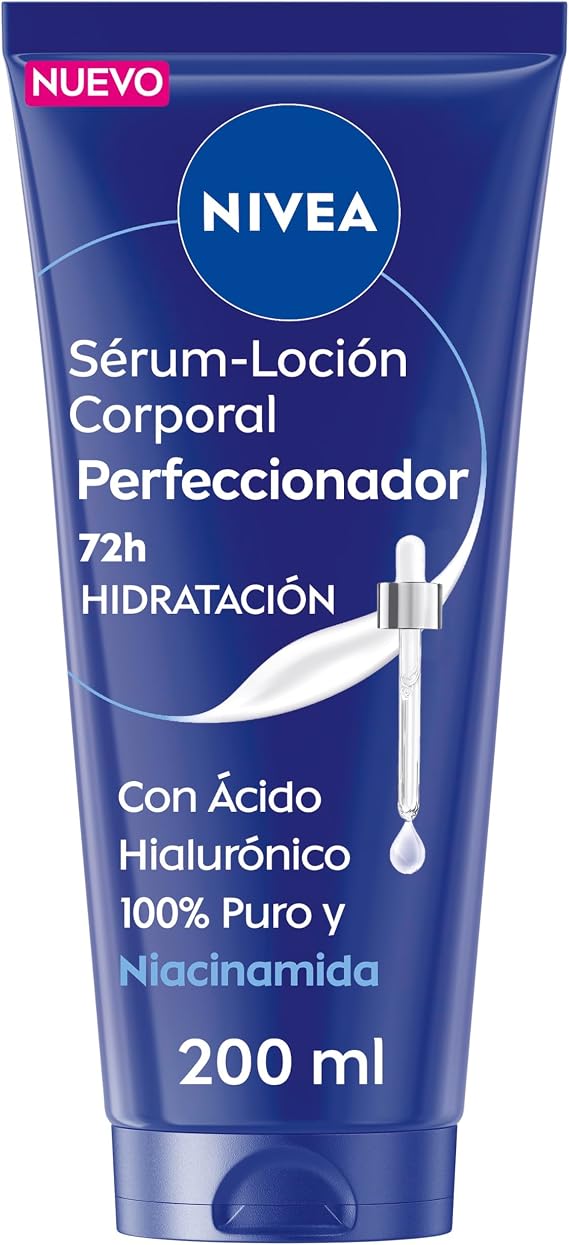 NIVEA Perfecting Body Serum Lotion, 72h Hydration, 200 ml