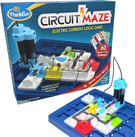 ThinkFun Circuit Maze Logic Game for Kids Age 8+