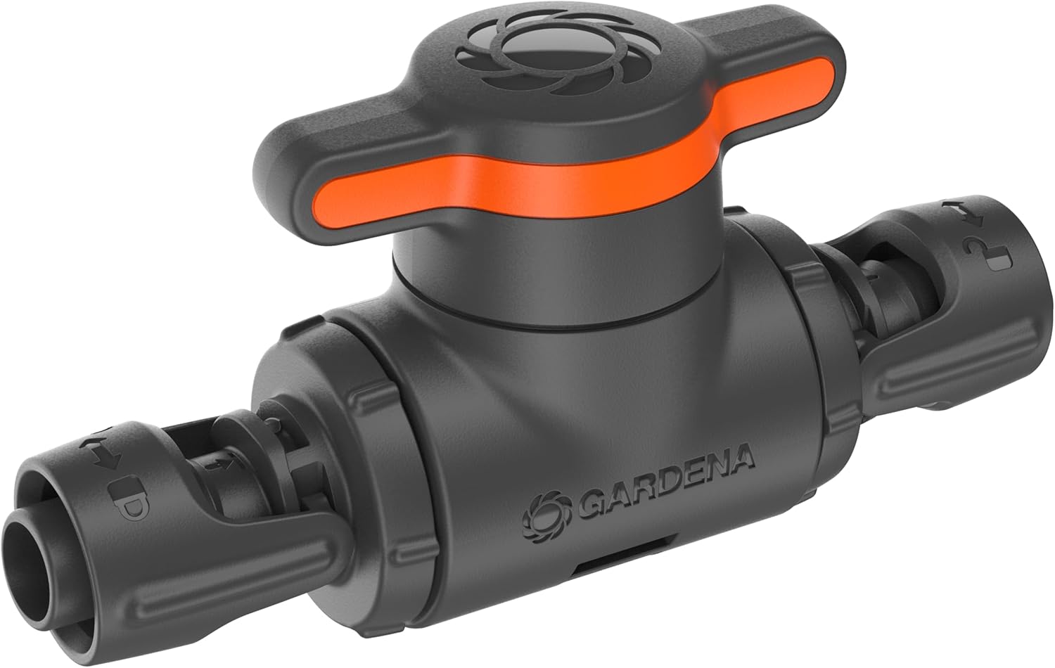 Gardena Micro-Drip-System Control and Shut-Off Valve 13 mm 12 inch: Simple Pipe Shut-Off and Continuous Water Flow Control, Accessories for Connecting Pipes and Irrigation Lines 13207-20