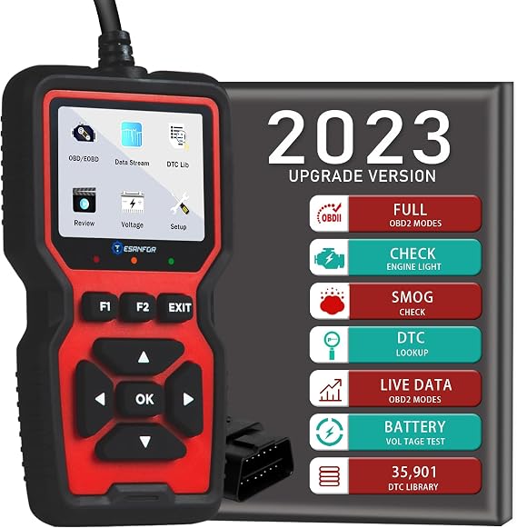 OBD2 Scanner Code Reader Car Diagnostic Tool Engine Fault Code Reader CAN Diagnostic Scan Tool Engine Light Check General Purpose OBD II Protocol Car 1996+