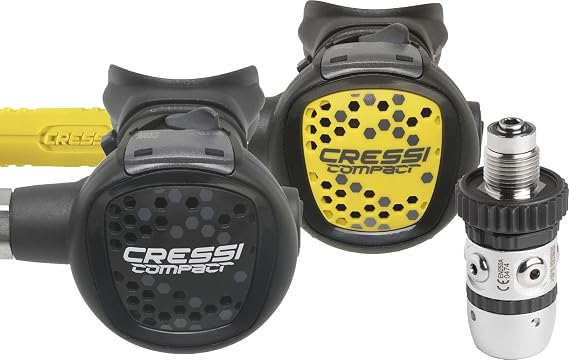 Cressi AC2 / Compact & Octopus XS - Kit Scuba Diving Regulator High Quality