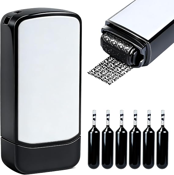 Address Blocker StampConfidential Roller Stamps, 16mm Wide Identity Theft Protection Roller Stamp Set, Data Defender Data Blocker Address Stamps, Privacy Safety Road Stamp Rollers, with 6 Refills