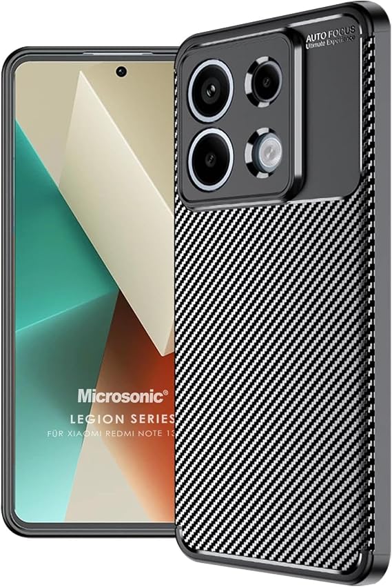 Microsonic Xiaomi Redmi Note 13 Pro için Kılıf Legion Series Siyah [Redmi Note 13 Pro ile Uyumlu Kılıf - Siyah]