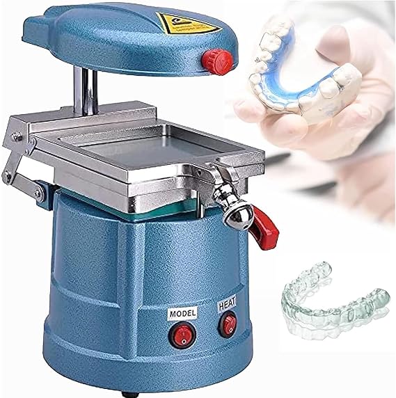 NGARY Excellent Vacuum Former Forming Machine, 1000W Heat Thermoforming Lab Equipment with Super suction, achieve rapid prototyping in 15-20 seconds, for Orthodontics in Dentist Hospital
