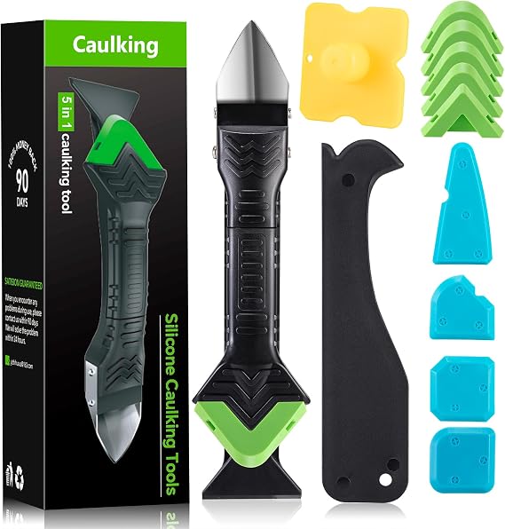 5 in 1 Silicone Gasket Remover Kit Scraper and Joint Smoothing