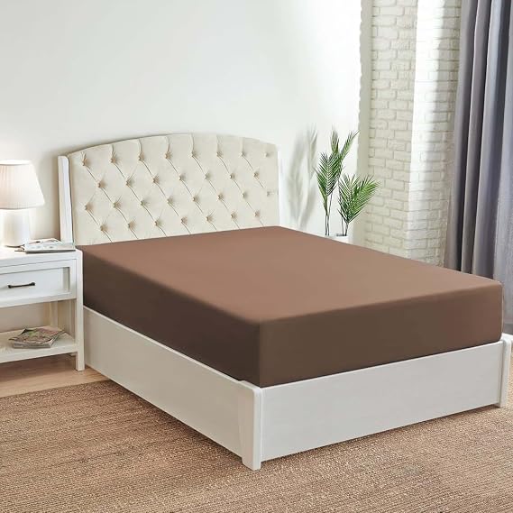 Lastikli Çarşaf Kahnane 100x200, Güllüce Ev Tekstil Ürünleri, Kahverengi, 100 X 200